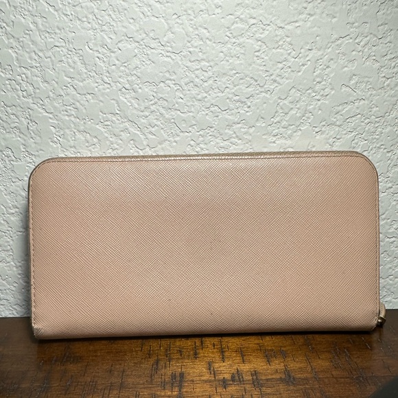 Prada Saffiano Leather Zip Around Wallet - Picture 13 of 13